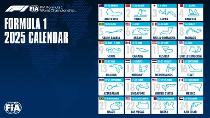 2004 F1 calendar announced. | F1