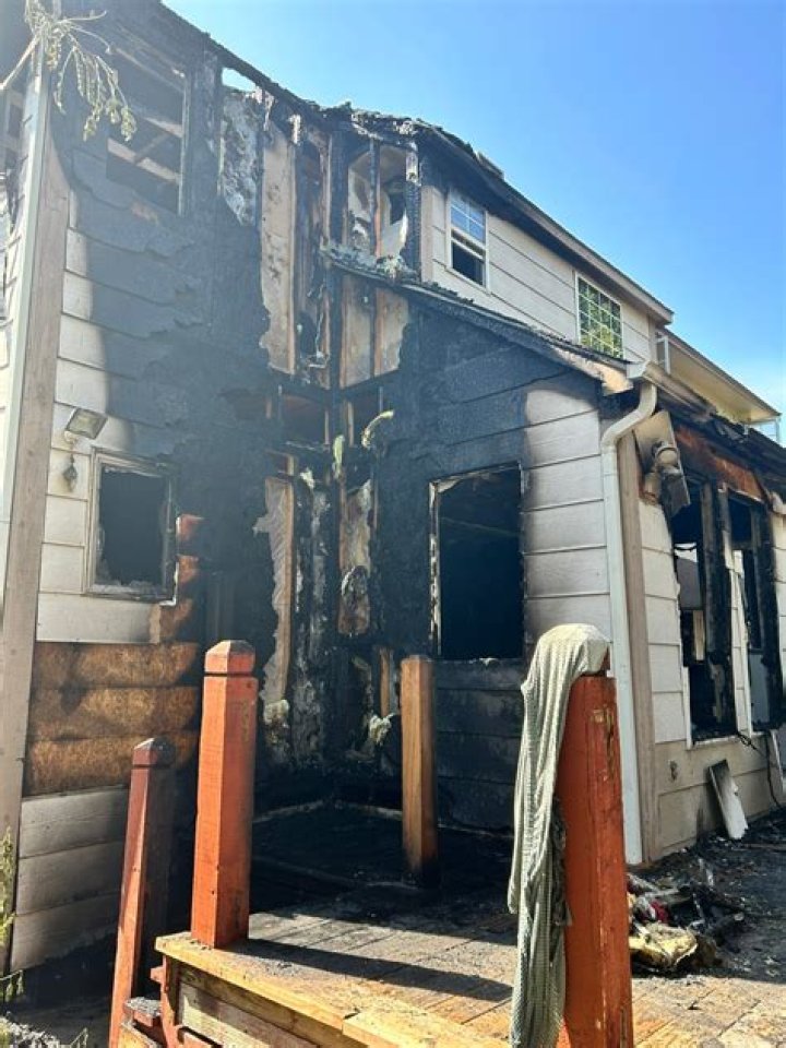 Abandoned downtown house burns in substantial fire