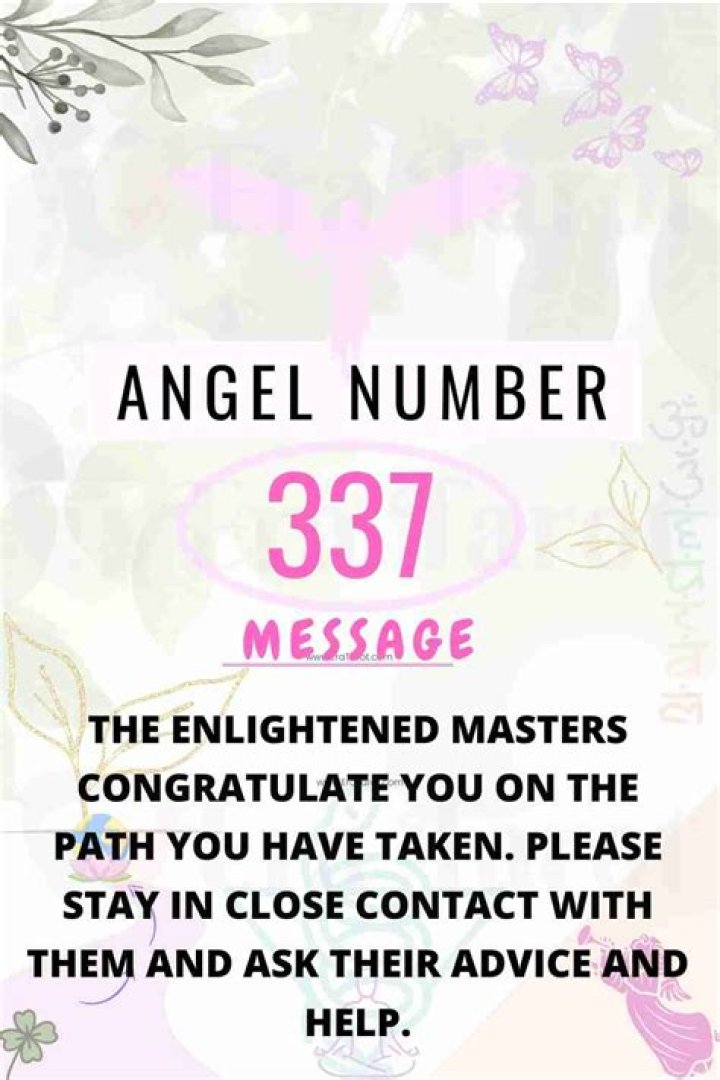 Angel Number 337 Meaning And Significance