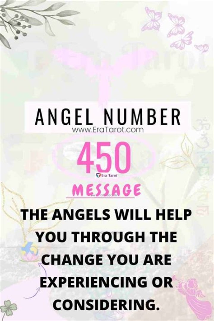 Angel Number 450 Meaning And Significance
