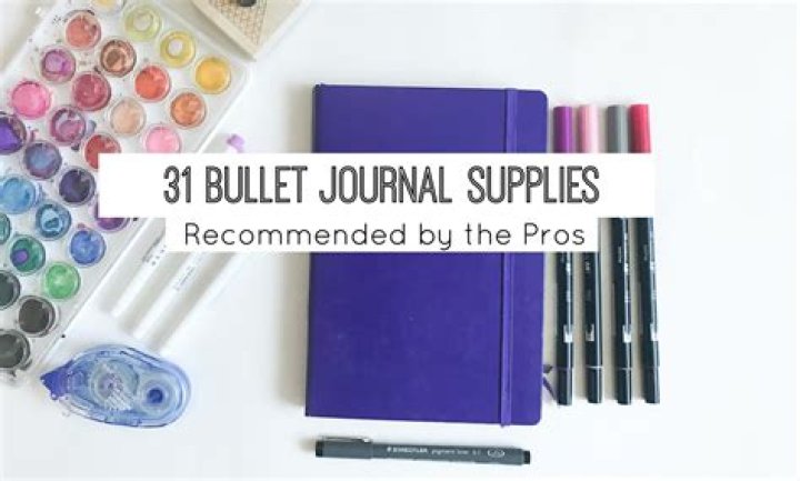Bullet Journal Supplies