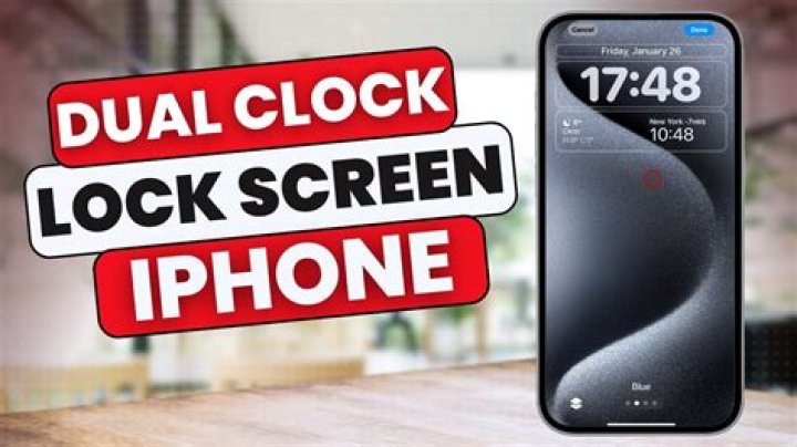 How to move clock on lock screen
