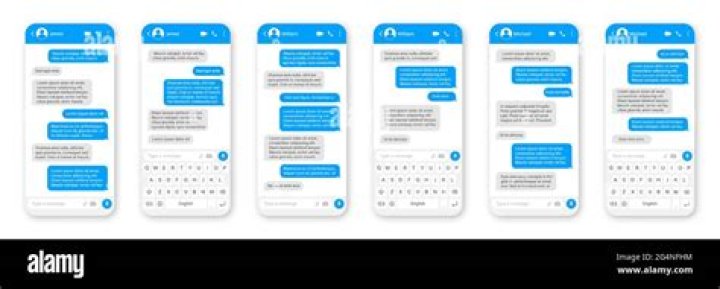 Messaging app with red indicator icon
