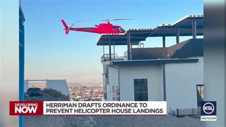 Publicity stunt leads to temporary city ordinance after helicopter lands on Herriman home