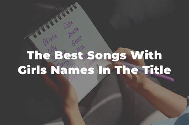 Songs with a girl's name in the title: A handy list
