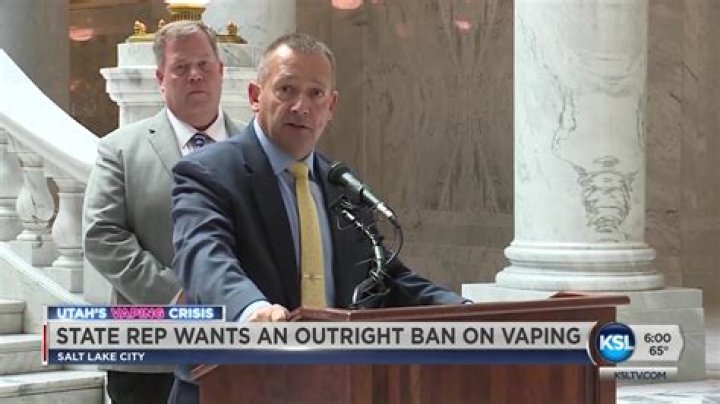 Utah Lawmaker Calls For Total Ban On All Vaping Products