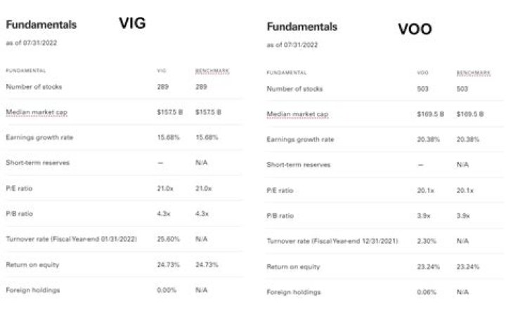 VDIGX vs. VIG – A Comprehensive Comparison