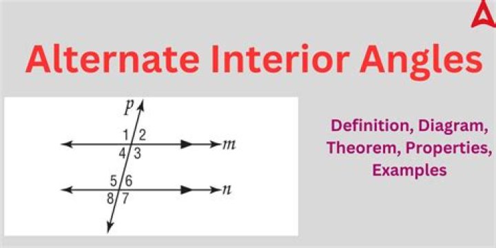 What Are Alternate Interior Angles, Alternate Interior Angles Theorem, Examples